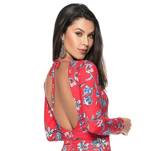 PHAX - SWIMSUIT RASHGUARD - 1 X PIECE swimsuit/ long sleeves. Scoop back. Medium - Picture 5 of 9